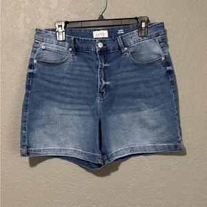 Nicole Miller Medium Blue Denim Jean Shorts
